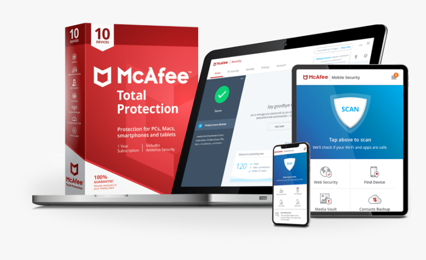 Mcafee Total Protection 5, HD Png Download, Free Download