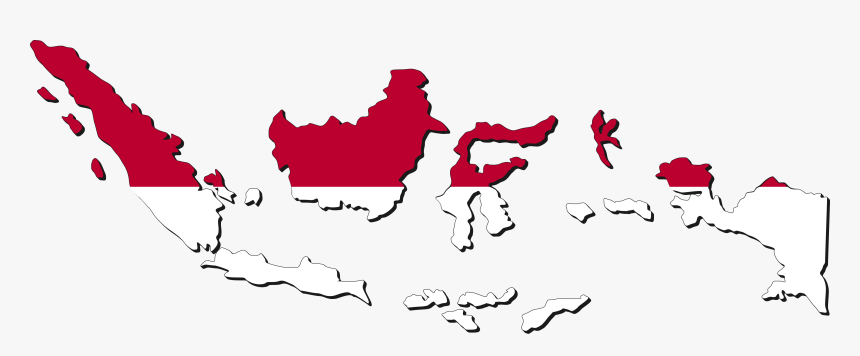 Transparent Peta Indonesia Png - Indonesia Flag Country, Png Download, Free Download