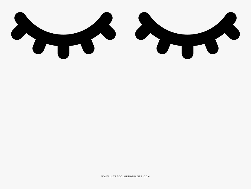 Clip Art Ojos De Unicornio Png - Cilios Molde Para Imprimir, Transparent Png, Free Download