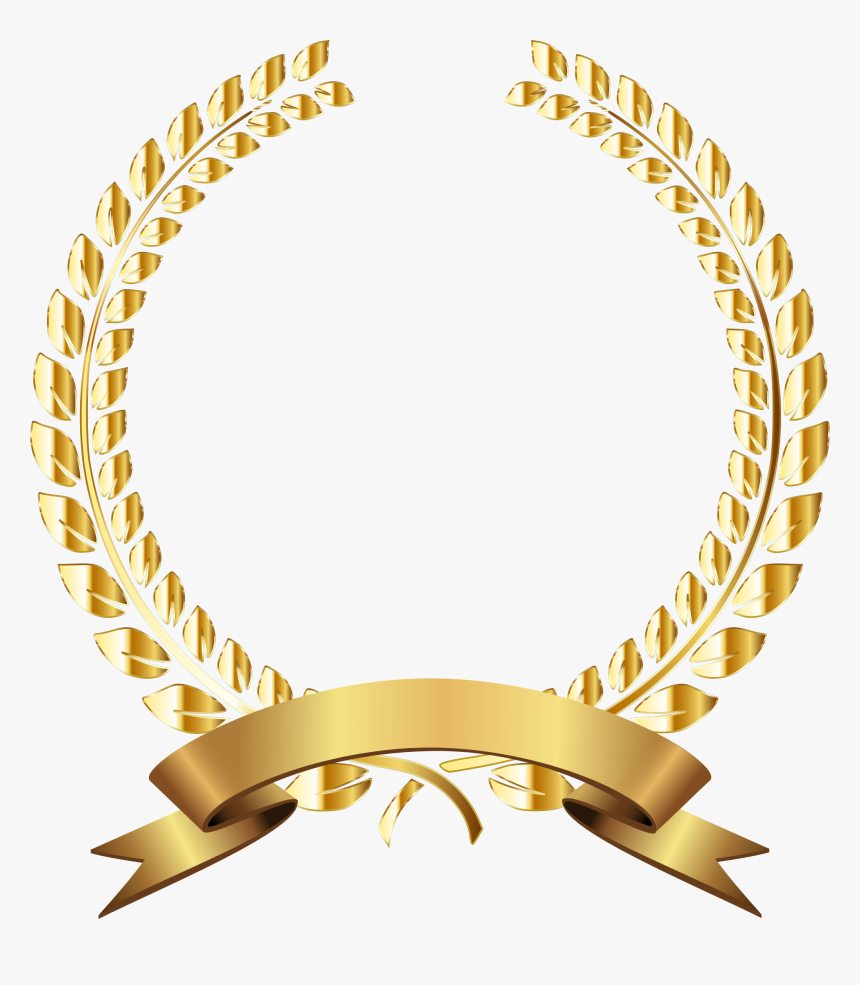 Laurel Wreath Bay Laurel Gold Award - Gold Laurel Wreath No Background, HD Png Download, Free Download