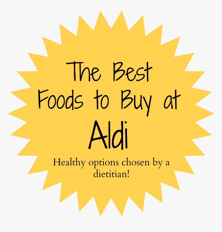 The Best Foods To Buy At Aldi- Healthy Options Chosen - Thank You In Black Colour, HD Png Download, Free Download
