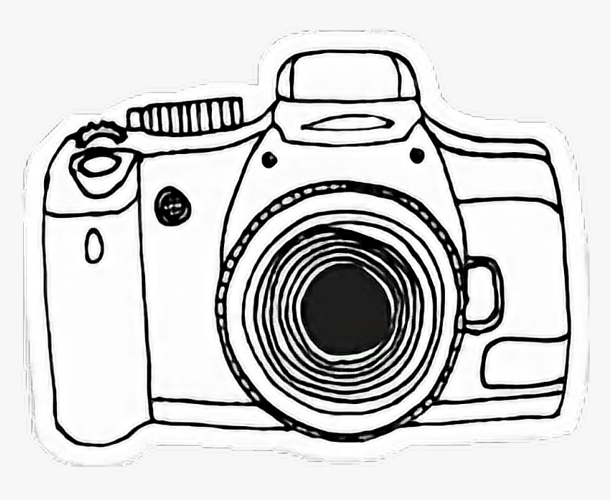 Black And White Camera Sticker, HD Png Download, Free Download
