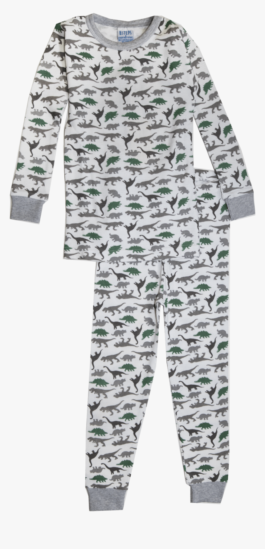 Dinosaur Long Sleeve Thermal Pjs"
 Class= - Pajamas, HD Png Download, Free Download