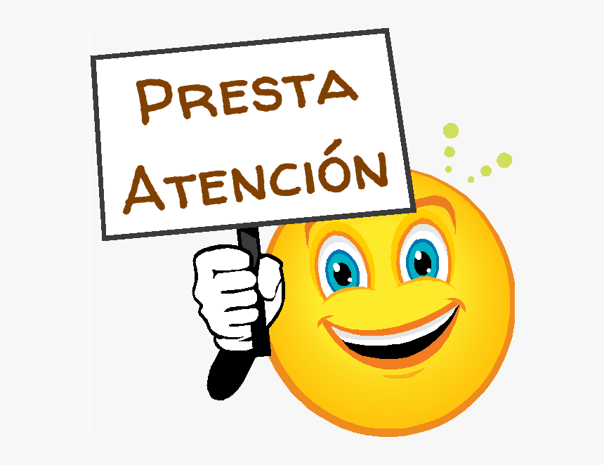 Emoticon Atencion , Png Download - Emoticon De Cuidado, Transparent Png, Free Download