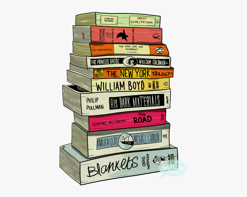 Book Pile Png, Transparent Png, Free Download