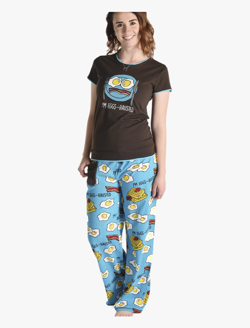 Women"s Fitted Pj Set Image - Pajamas, HD Png Download, Free Download