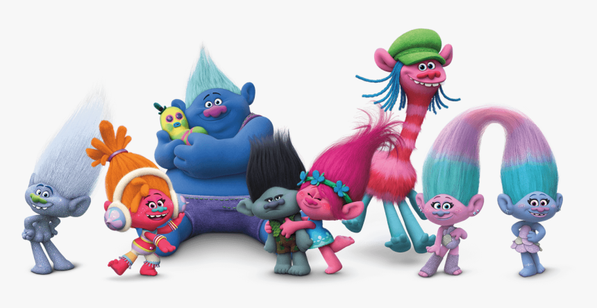 Trolls Coloring Pages - Trolls Png, Transparent Png, Free Download