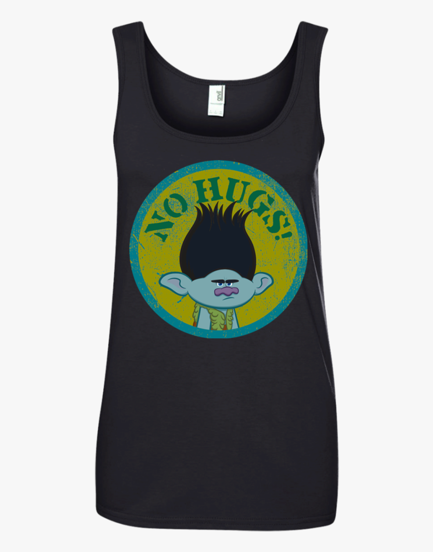 Dreamworks" Trolls No Hugs Branch Men/women Tank Top - Shirt, HD Png Download, Free Download