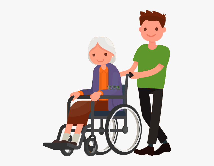 Cartoon Person In Wheelchair Transparent, HD Png Download, Free Download