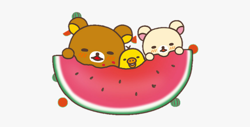 Rilakkuma Wallpaper Watermelon, HD Png Download, Free Download