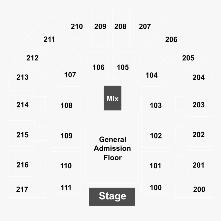 K Rock Center Seating Chart, HD Png Download, Free Download