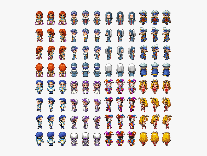 Rpg Maker Mv Tall Character Sprites Hd Png Download X Png Dlfpt | Sexiz Pix