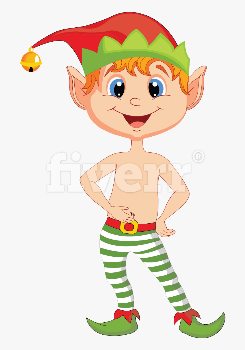 Animated Christmas Elf Clipart , Png Download - Christmas Elf Clipart Png, Transparent Png, Free Download