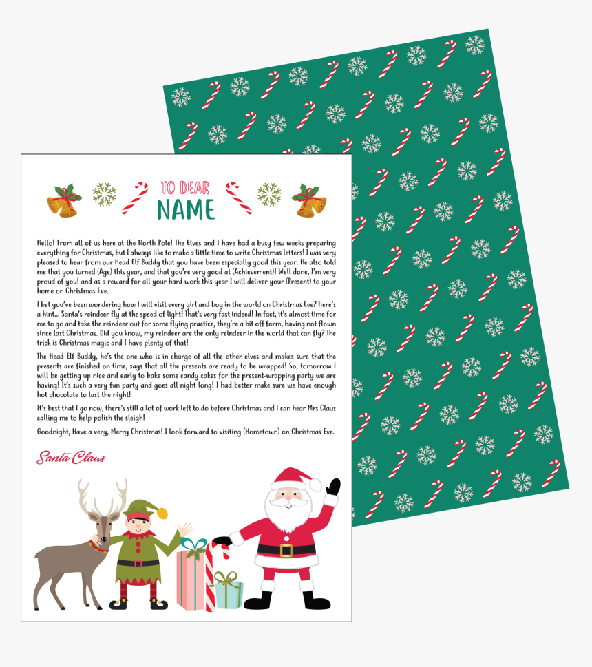 Letter From Buddy The Elf, HD Png Download, Free Download