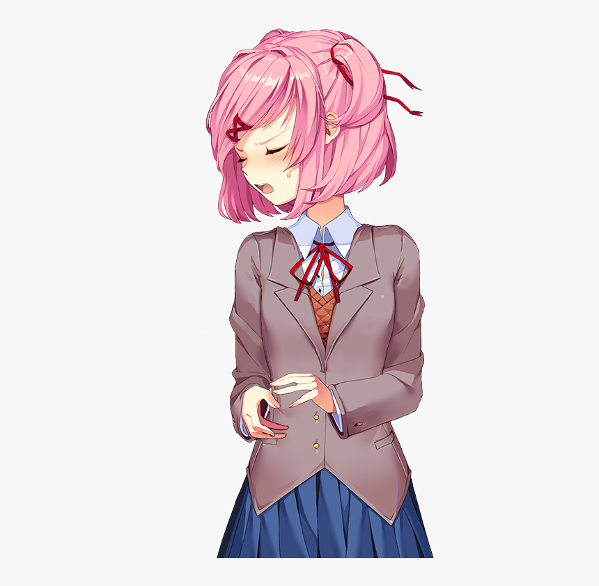 Natsuki Ddlc Sprites, HD Png Download, Free Download