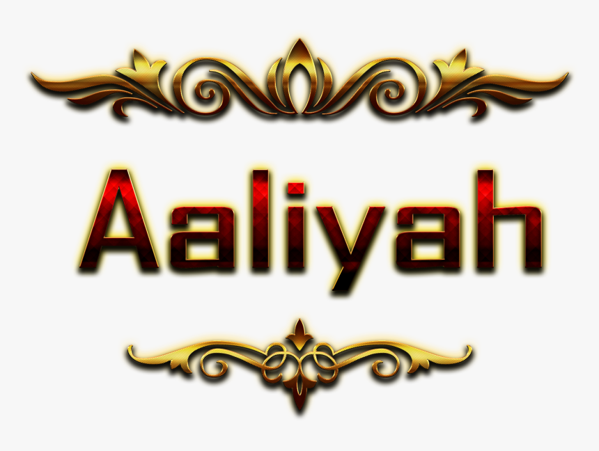 Aaliyah Decorative Name Png - Farhan Name, Transparent Png, Free Download