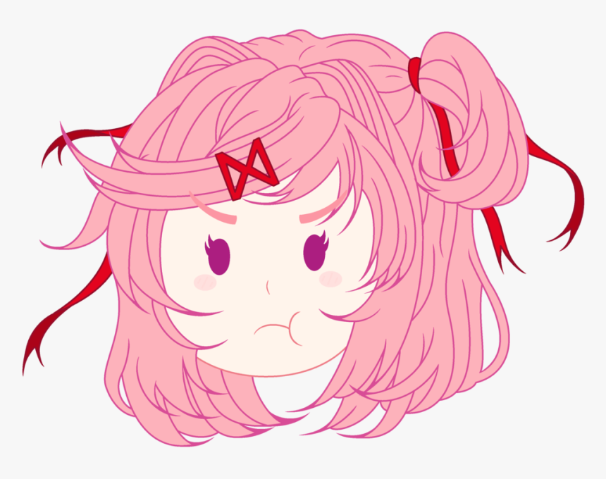 Ddlc Natsuki By Rainbowstarmlp1 - Cartoon, HD Png Download, Free Download