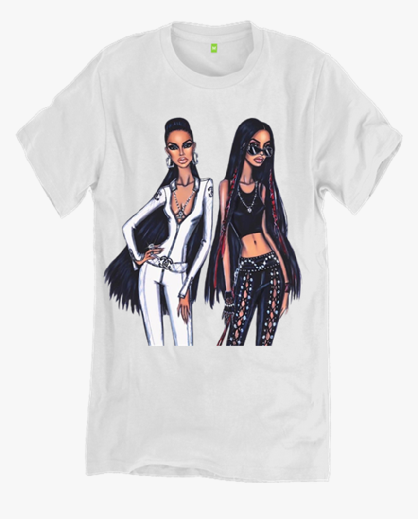 Aaliyah Hiphop Soul Queen Fashion Vogue Custom Shirt - Aaliyah More Than A Woman Outfit, HD Png Download, Free Download