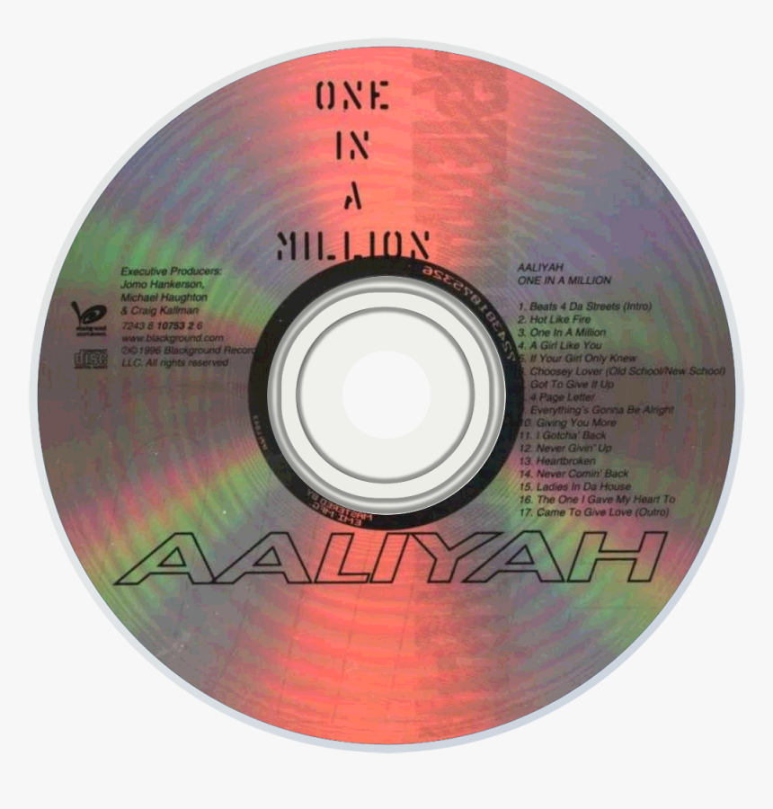 Aaliyah One In A Million Disc, HD Png Download, Free Download