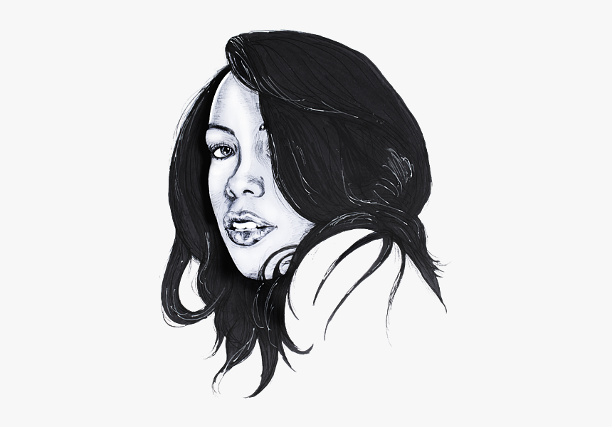 Aaliyah The Singer Drawing, HD Png Download, Free Download
