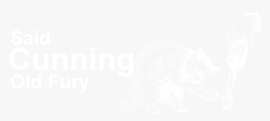 Said Cunning Old Fury - Johns Hopkins Logo White, HD Png Download, Free Download
