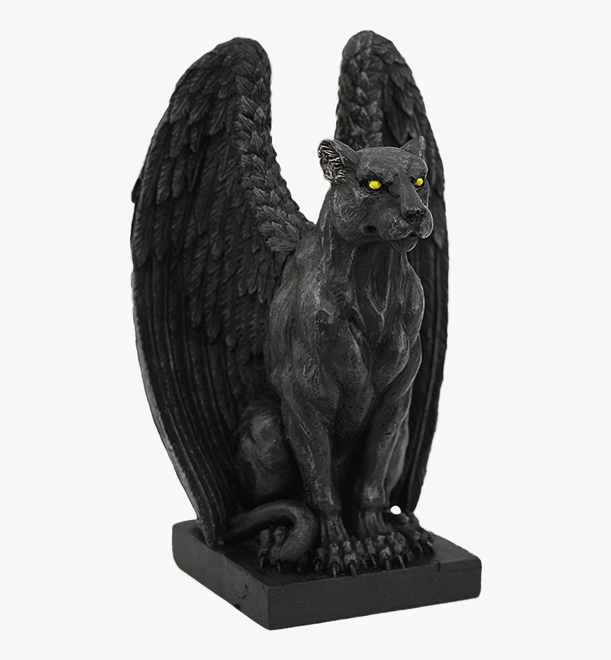 Winged Jaguar Gargoyle Statue - Large Winged Gargoyle, HD Png Download, Free Download