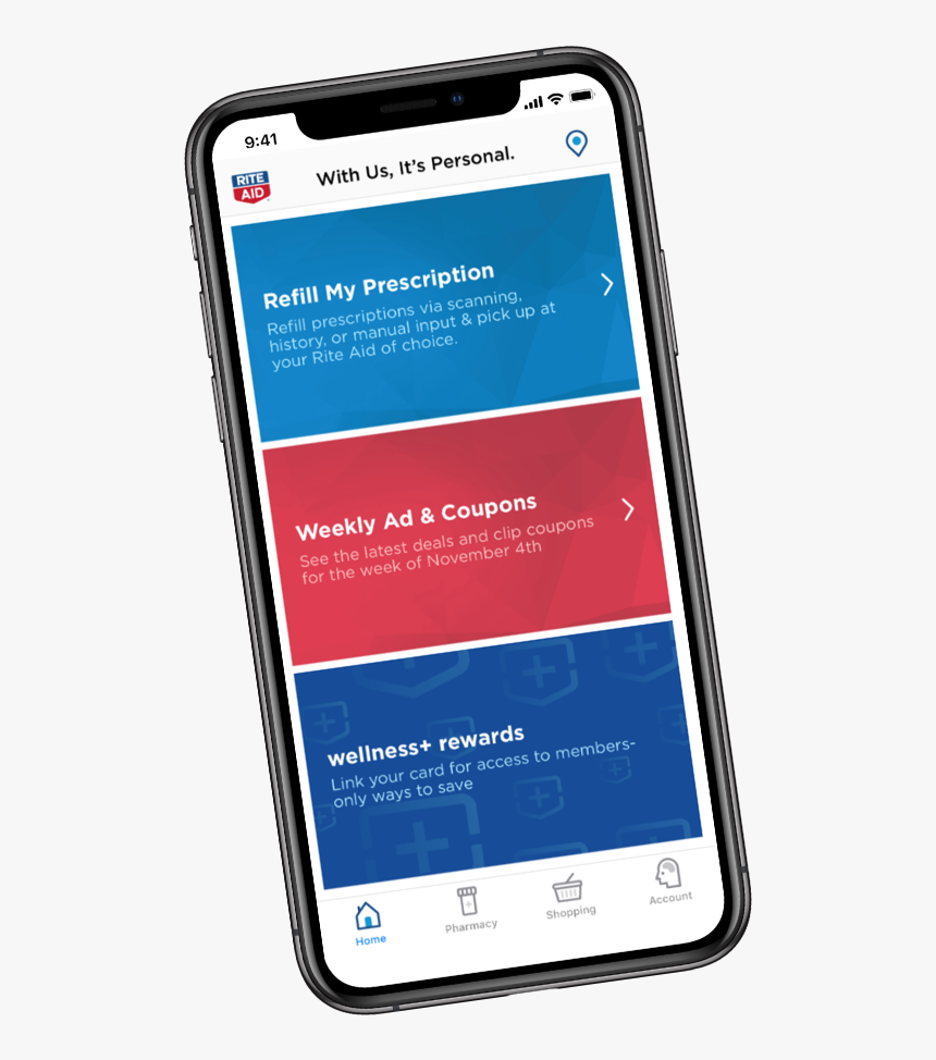 Image Of Rite Aid Mobile App - Rite Aid App, HD Png Download, Free Download