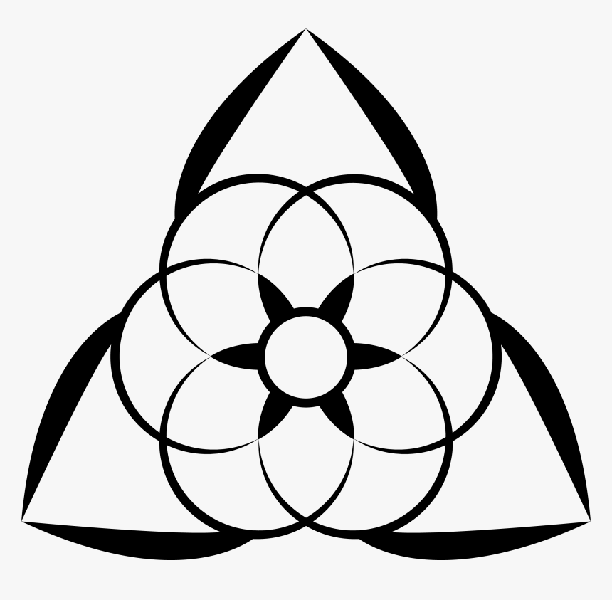 Alchemy Drawing Black Magic - Seed Of Life, HD Png Download, Free Download