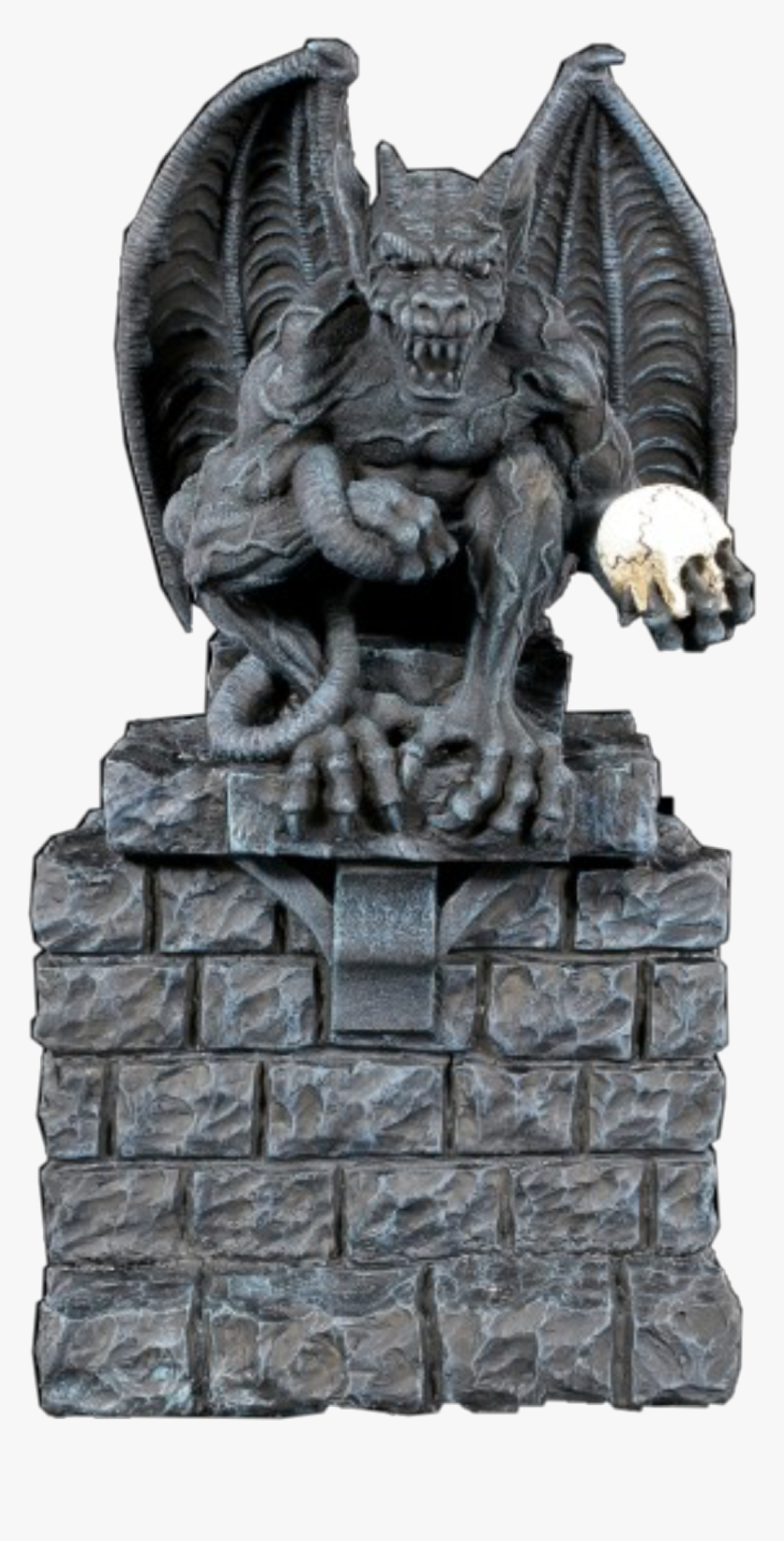 #gargoyle #stickers #freetoedit #picsart #stone #statue - Statue, HD Png Download, Free Download