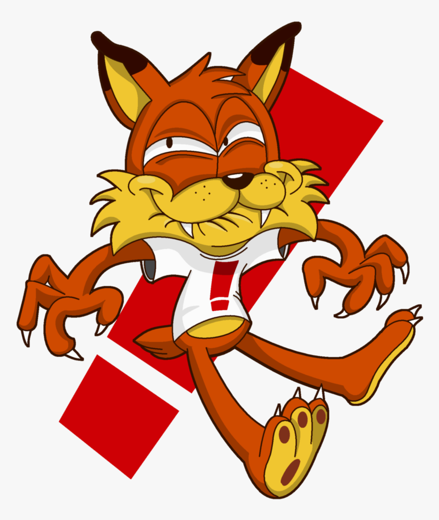 Transparent Bobcat Png - Bubsy The Bobcat Fan Art, Png Download, Free Download