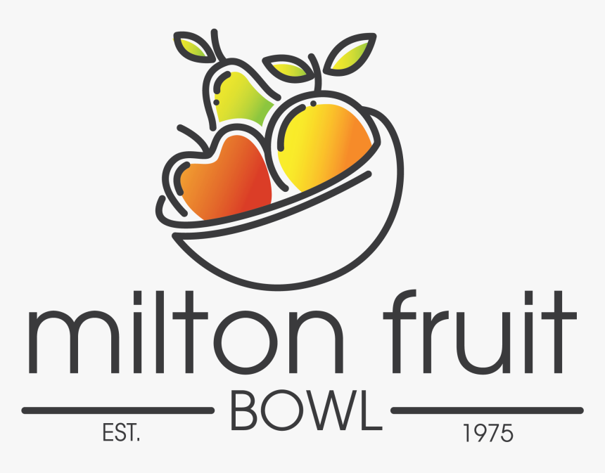 Milton Fruit Bowl Logo Stacked-01 - Crystal Clean Car Wash Logo, HD Png Download, Free Download