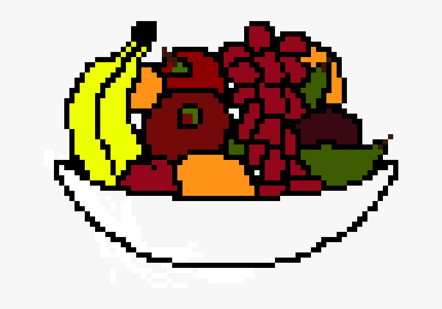 Fruit Bowl Pixel Art, HD Png Download, Free Download