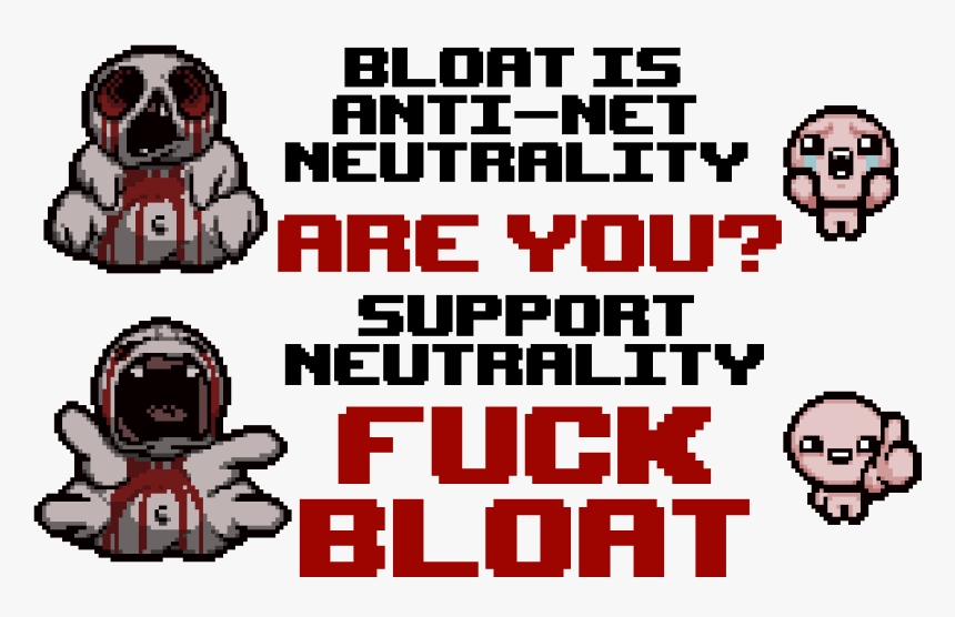Fuck Bloat, HD Png Download, Free Download
