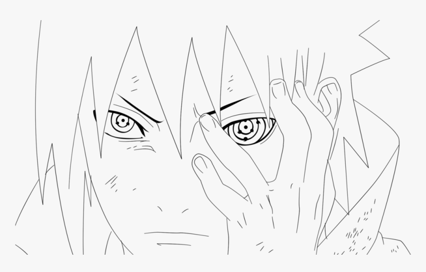 Sasuke Susanoo Line Art, HD Png Download, Free Download