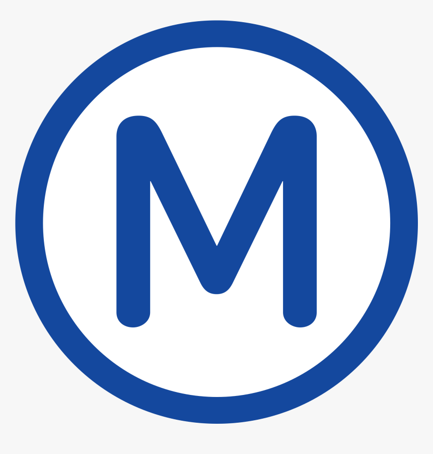 Metro Paris Logo - Paris Metro Symbol, HD Png Download, Free Download
