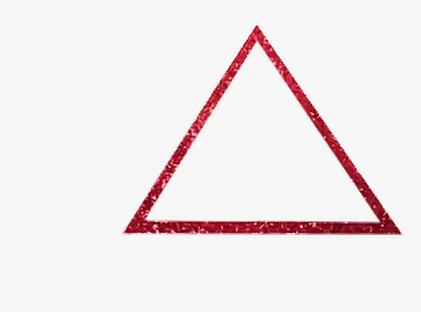 Triangular Clipart Gold Triangle - Triangulo Com Borda, HD Png Download, Free Download