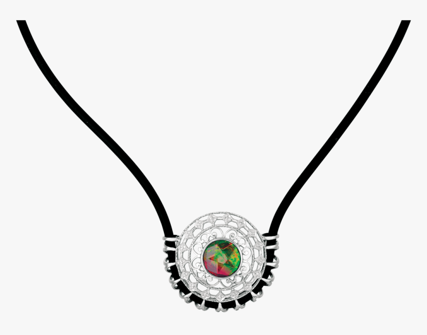 Cora Sterling Silver Pendant By Korite Ammolite - Necklace, HD Png Download, Free Download