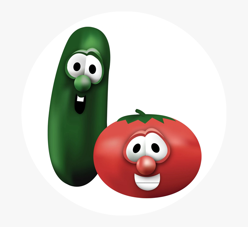 Veggietales - Bob The Tomato And Larry, HD Png Download - kindpng.