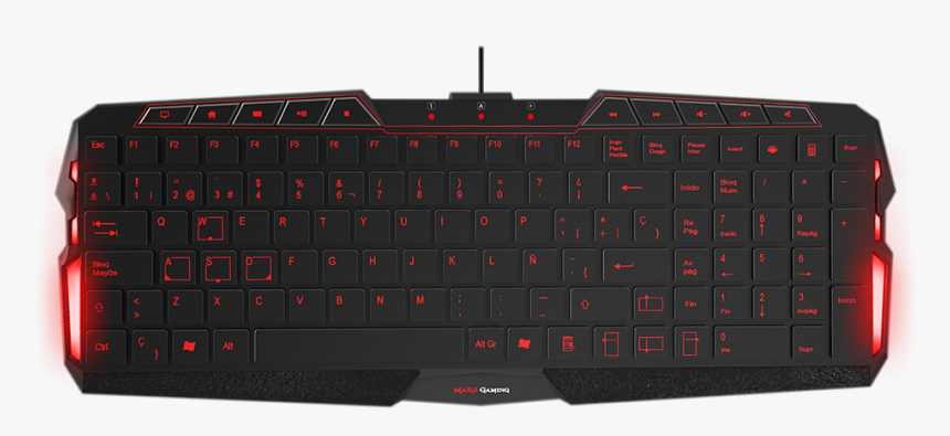 Mk0 Gaming Keyboard - Computer Keyboard, HD Png Download, Free Download