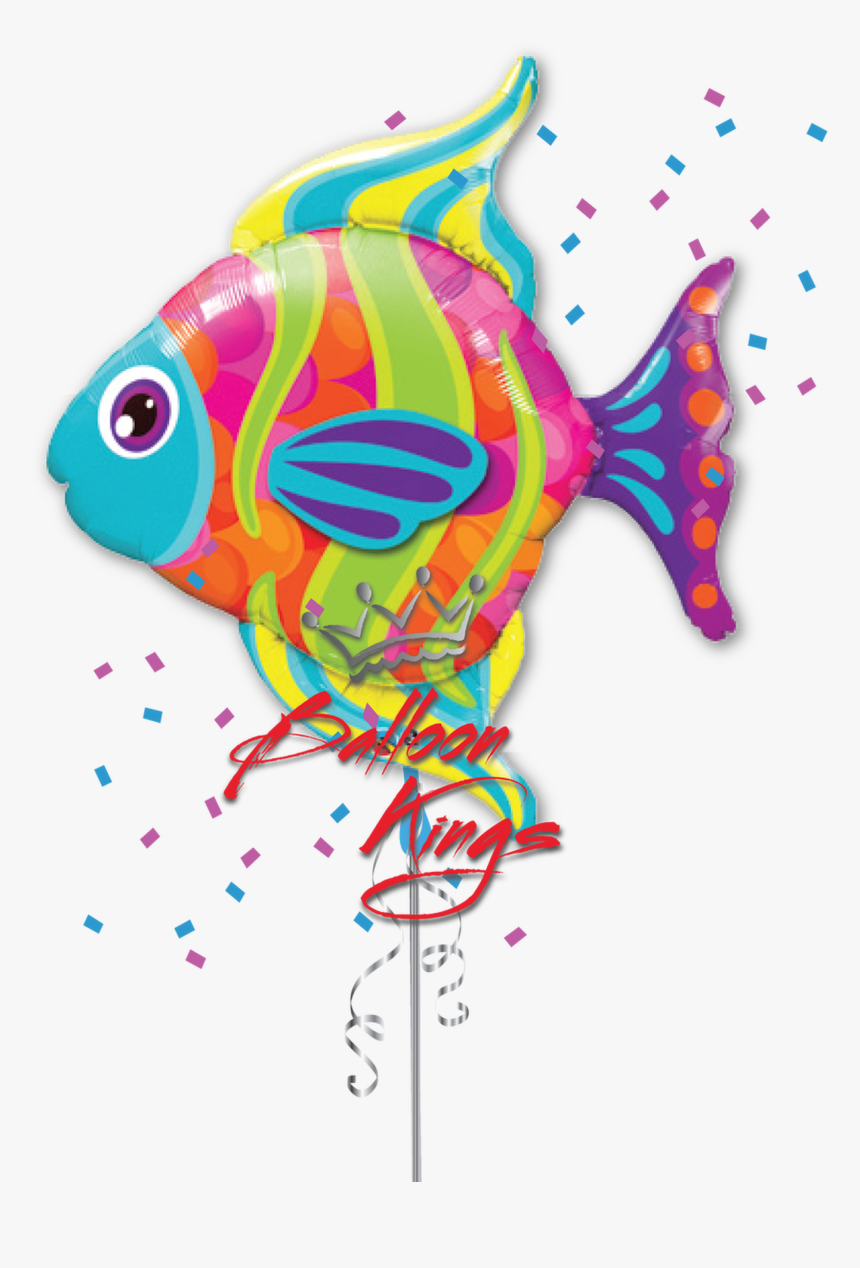 Transparent Balloon Drawing Png - Colourful Picture Of Fish, Png Download, Free Download