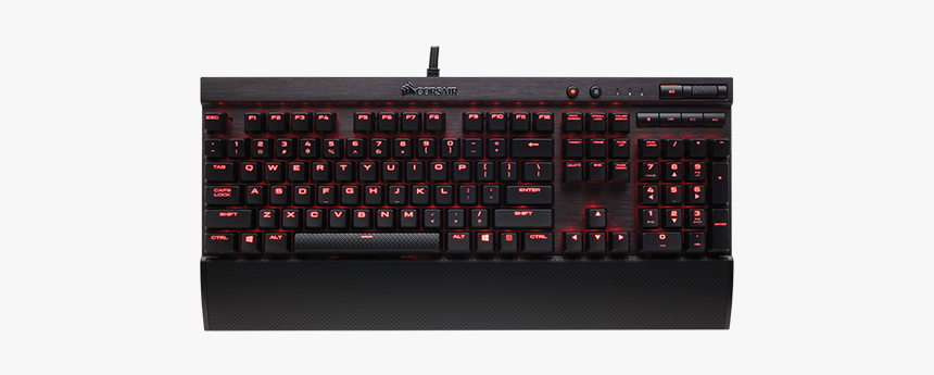 Corsair K70 Lux Mechanical Keyboard Red - Numeric Keypad, HD Png Download, Free Download