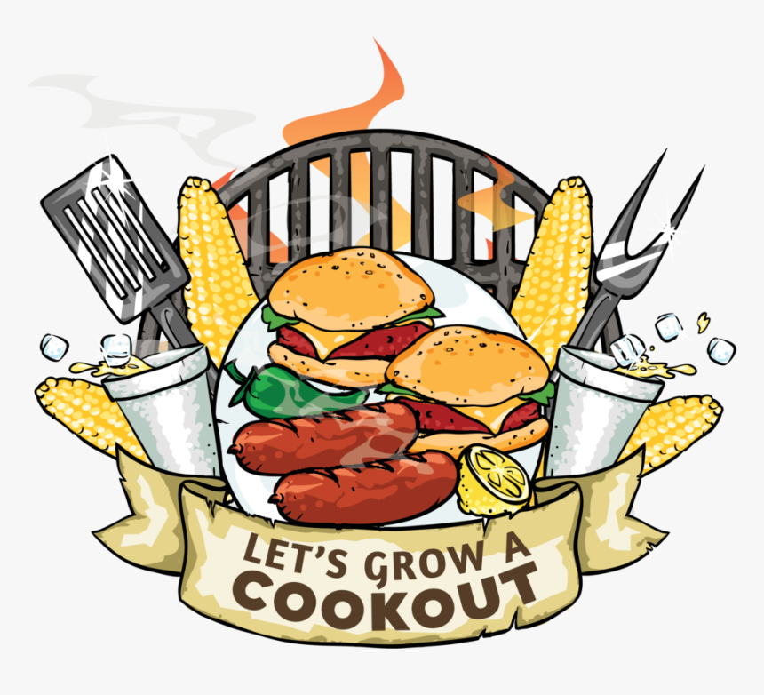 Let"s Grow A Cookout - Clipart Cookout, HD Png Download - kindpng.