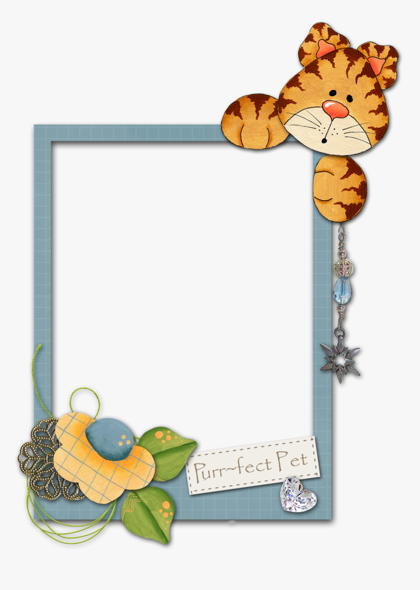 Transparent Country Border Clipart - Moldura De Foto Gatinho, HD Png Download, Free Download