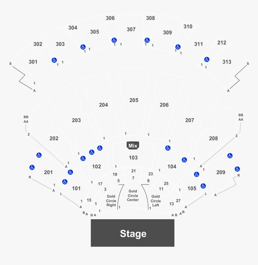 Zappos Theater Seating Chart Rows, HD Png Download, Free Download