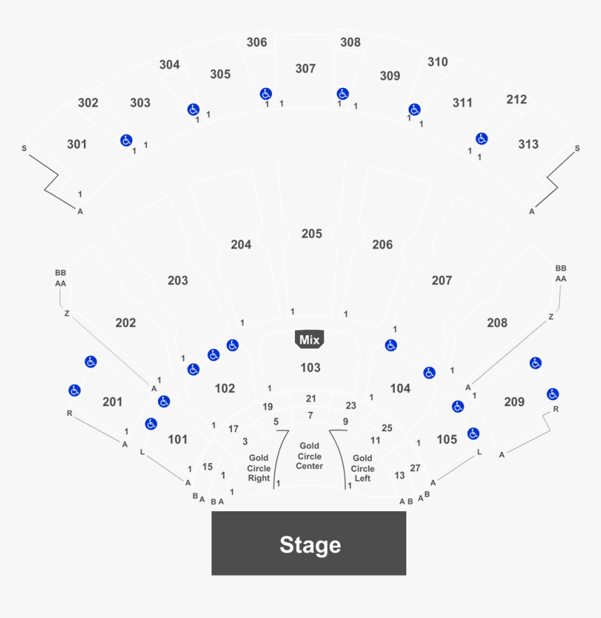 Zappos Theatre Seating Chart