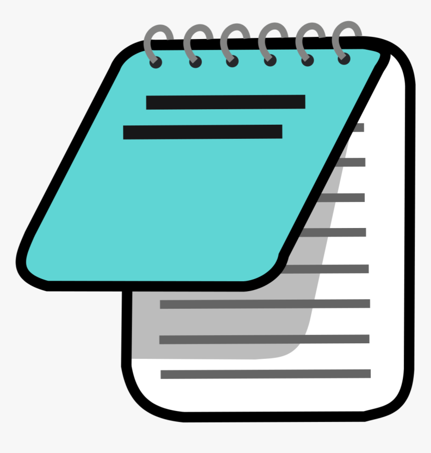 Notepad Icon Clipart , Png Download - Notepad Icon, Transparent Png, Free Download