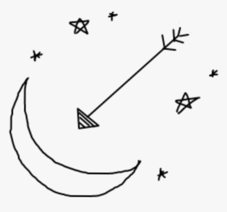 Moon Drawing Transparent, HD Png Download, Free Download