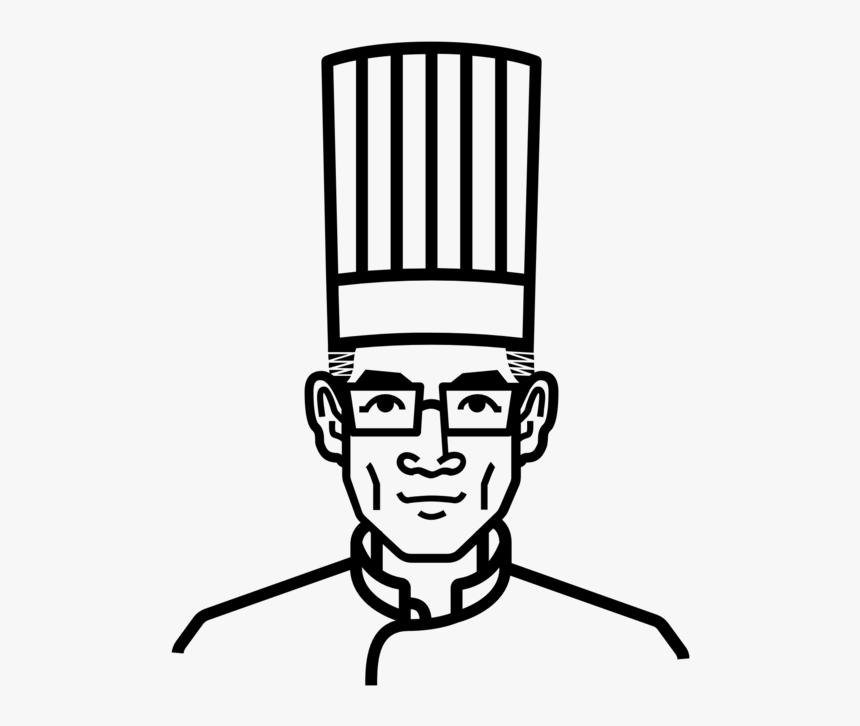 Baker Drawing Executive Chef - Illustration, HD Png Download, Free Download