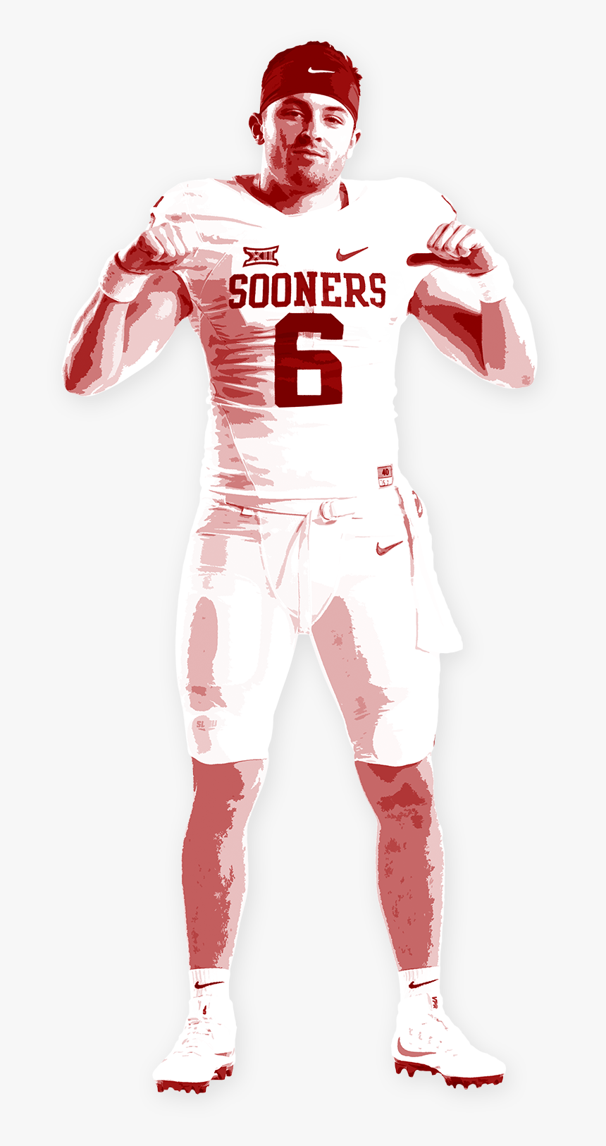 Baker Mayfield Wallpaper Phone - Baker Mayfield Transparent Background, HD Png Download, Free Download