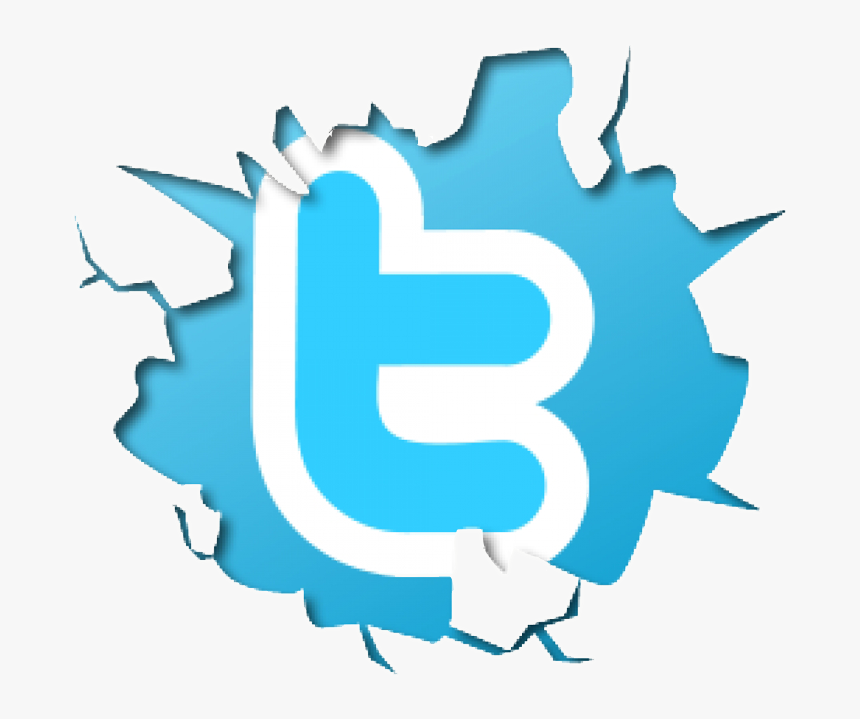 Cracked Twitter Icon Png - Logos De Twitter Png, Transparent Png, Free Download